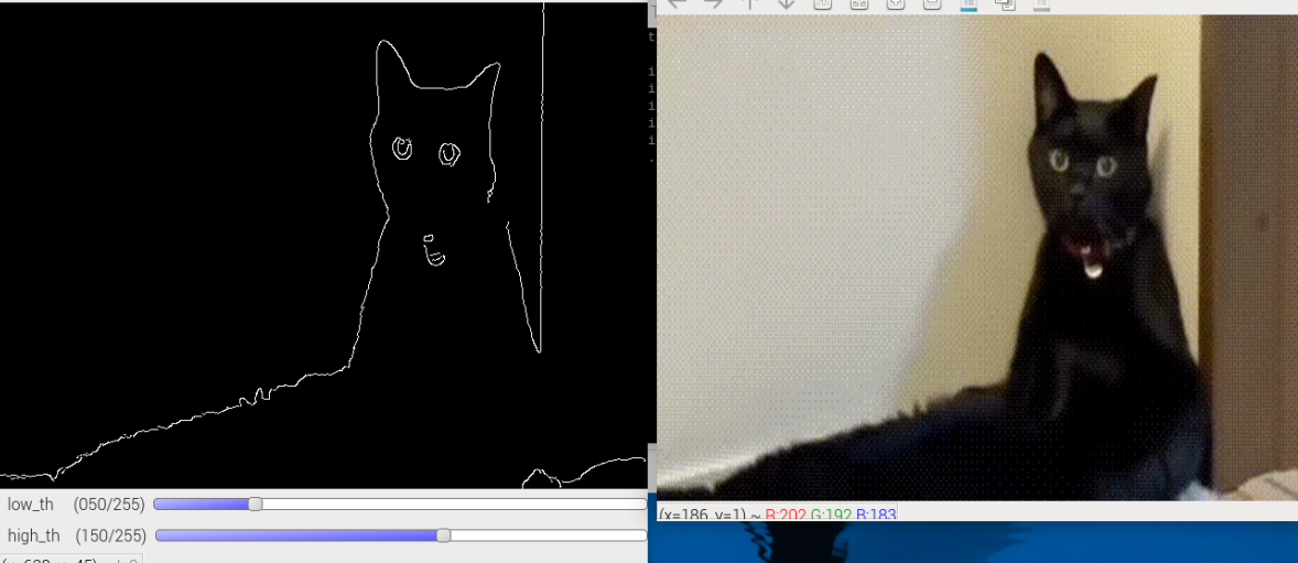 Illustration of Canny edge detection